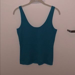 Turquoise Blue Scoop Ralph Lauren Black Label Tank